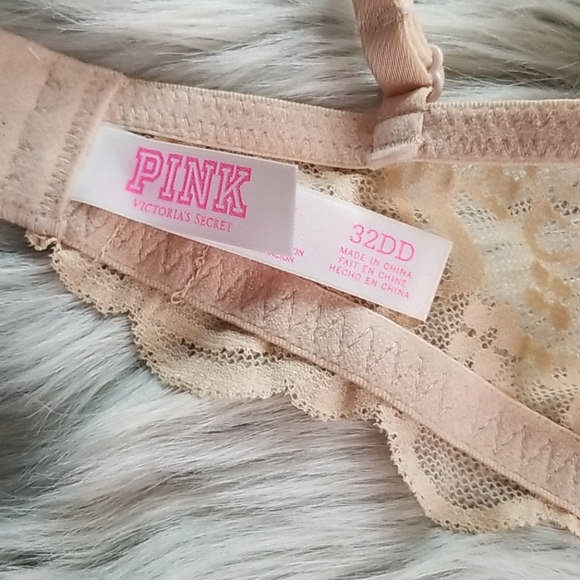 Pink VS convertible push up bra Cream 32DD - Picture 4 of 4